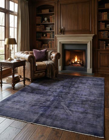 4' 10 x 6' 2 Hand Knotted Over-Dyed Ziegler Rug