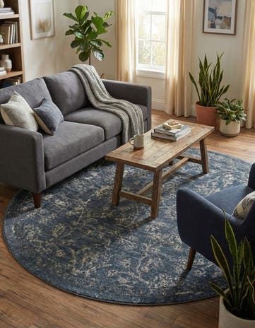 5' 3 x 5' 3 Oregon Round Rug