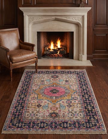 3' 3 x 5' 1 Hand Knotted Mamluk Ziegler Rug