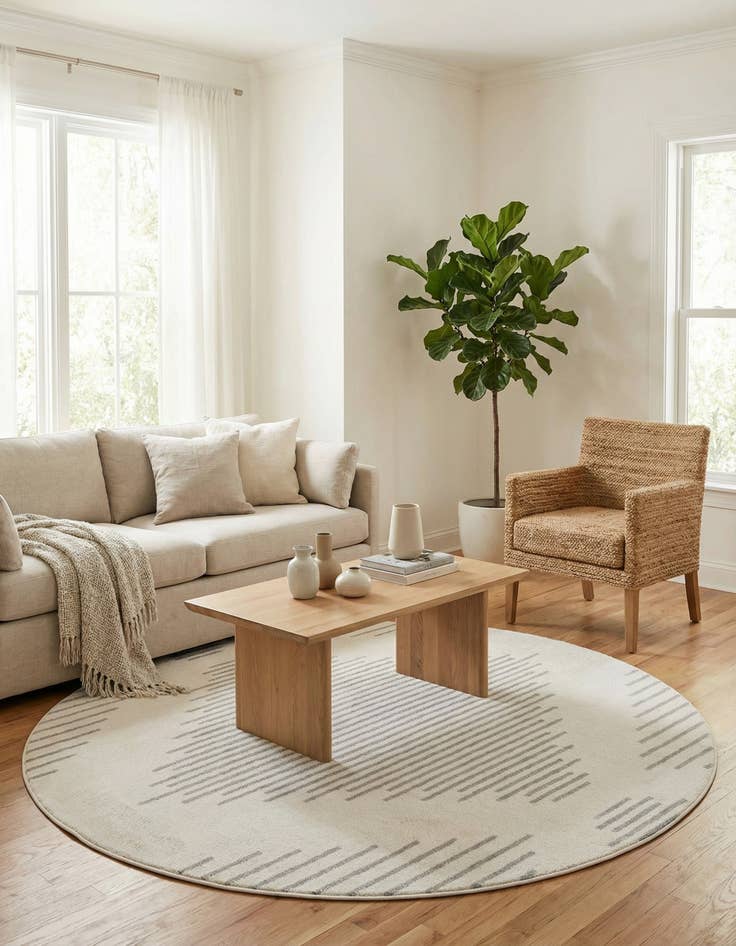 Detail image of 7' 10 x 7' 10 Kai Round Rug