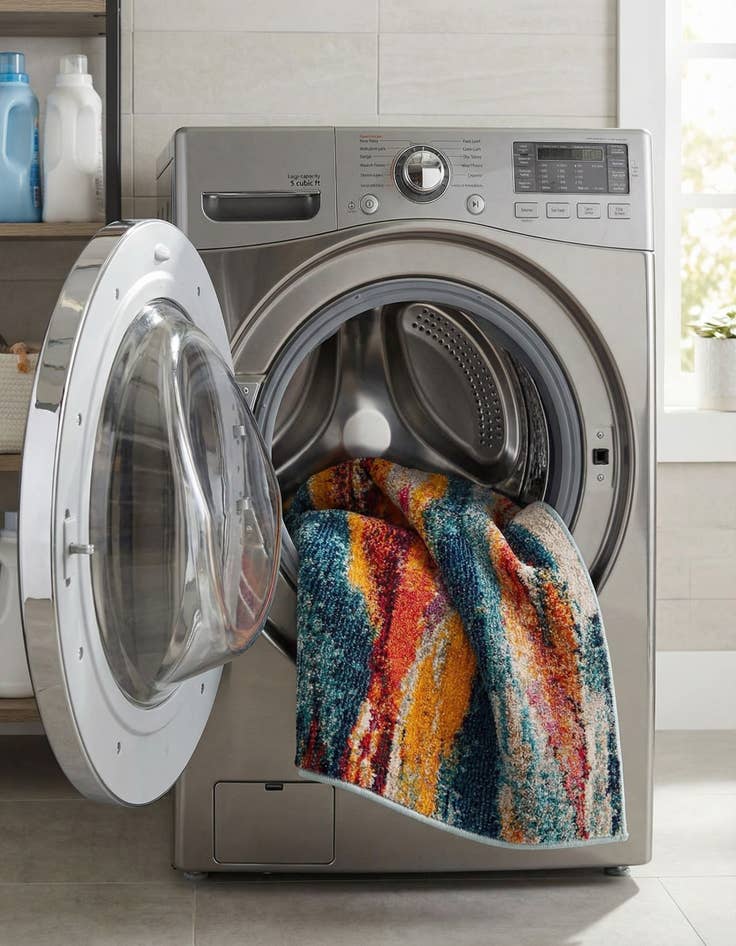 Detail image of  2' x 3'  Washable Haerfest Rug