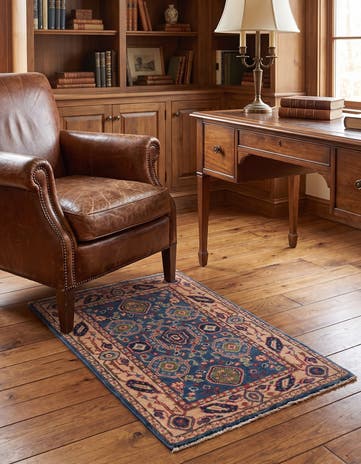 2' x 3' 1 Hand Knotted Kazak Rug
