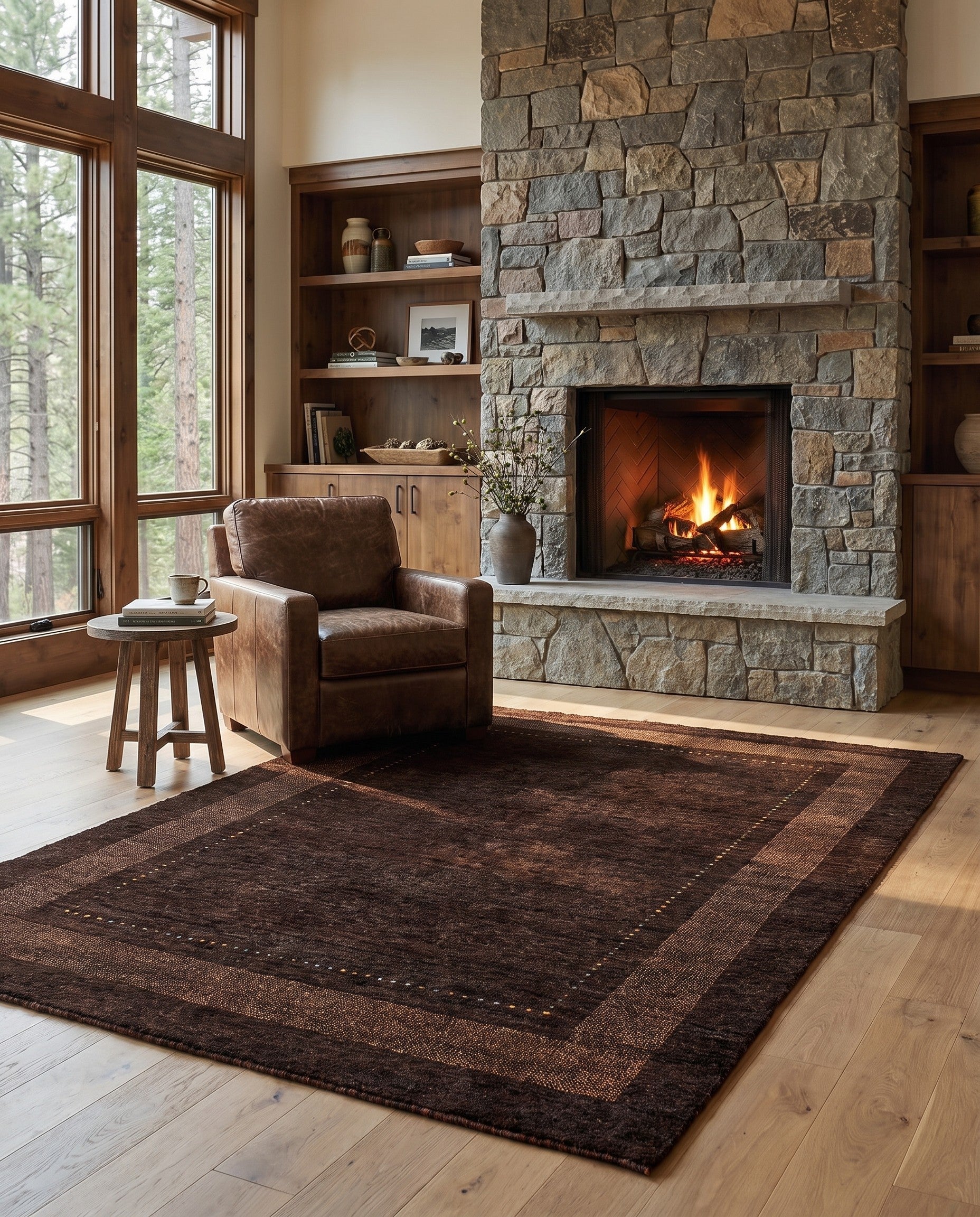 5' x 6' 6 Gabbeh Rug