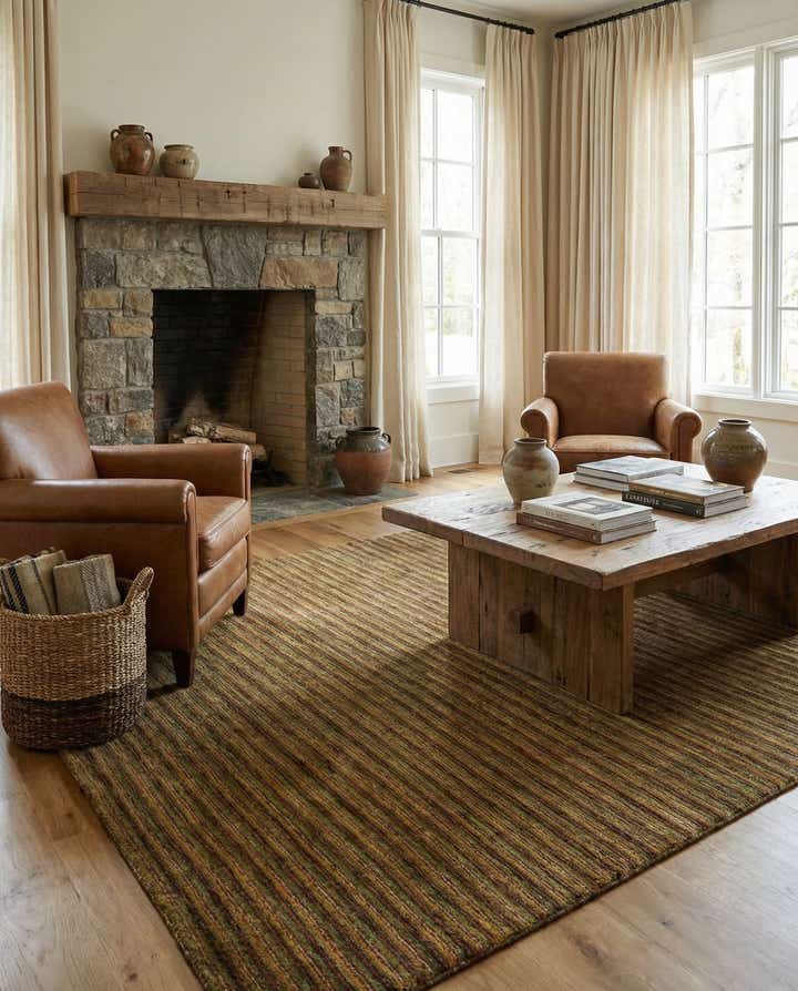 5' 8 x 8' Hand Knotted Kashkuli Gabbeh Wool Rug