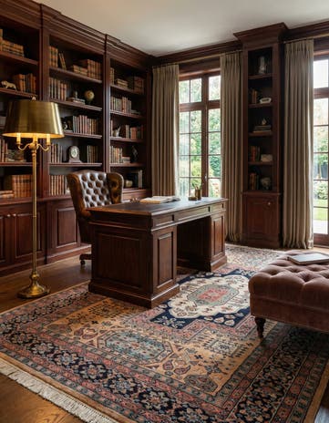 5' 3 x 8' 2 Hand Knotted Bokhara Oriental Wool Rug