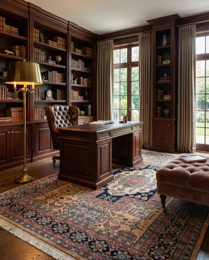 5' 3 x 8' 2 Hand Knotted Bokhara Oriental Wool Rug