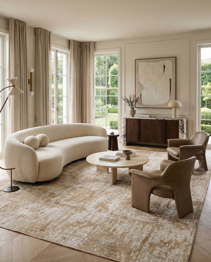 Detail image of 9' 7 x 12' 4 Hand Knotted Ultra Vintage Persian Wool Rug