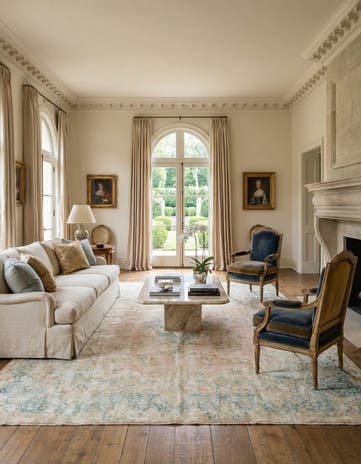 9' 9 x 12' 10 Vintage Royal Wool Rug