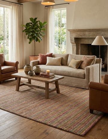 6' 6 x 8' 1 Hand Knotted Kashkuli Gabbeh Oriental Wool Rug