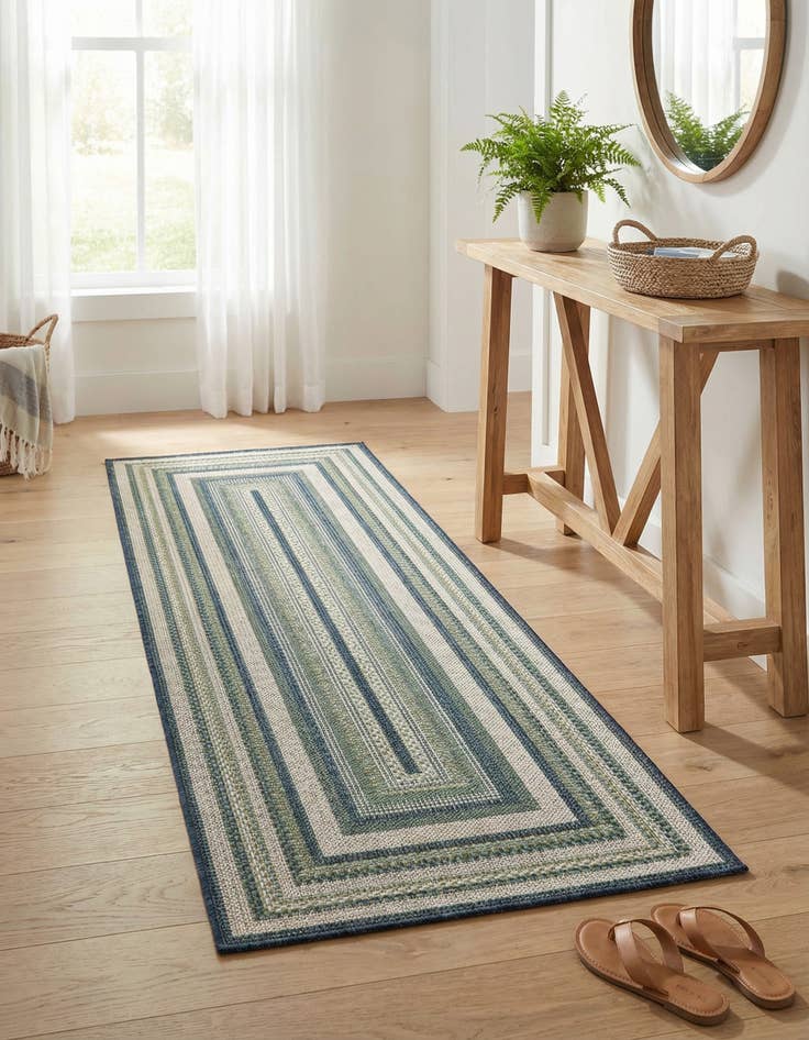 Detail image of 2' x 7' 10 Easy-Clean Baja Indoor / Outdoor Runner Rug