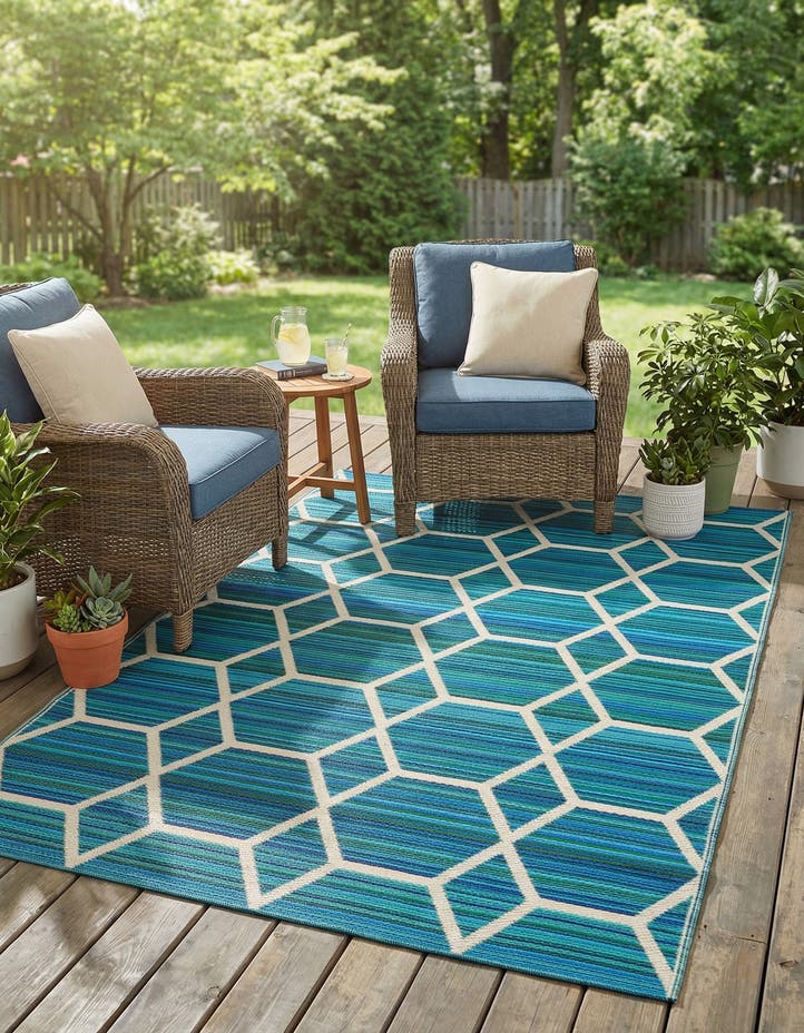 5' x 8' Easy-Clean Vista Breeze Indoor / O...