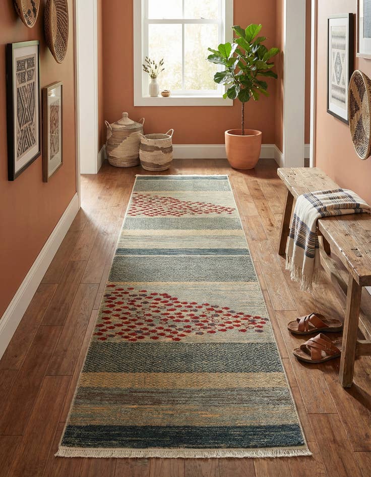 Detail image of 2' 7 x 10' Kashkuli Gabbeh Runner Rug