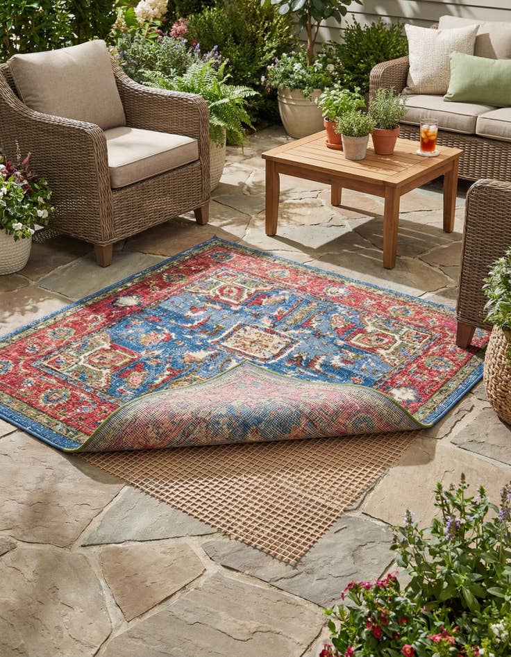 Detail image of 4' x 4' Square Outdoor Rug Pad