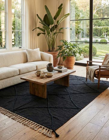 5' 8 x 8' 2 Hand Woven Kilim Modern Wool Rug