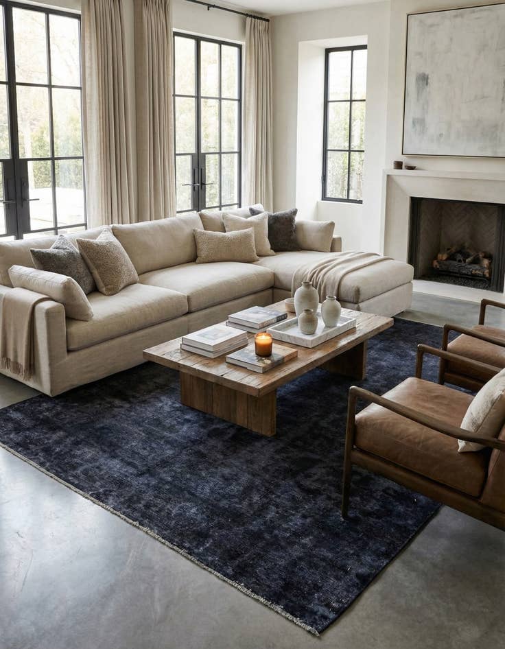 Detail image of 9' 8 x 12' 2  Hand Knotted Ultra Vintage Persian Wool Rug