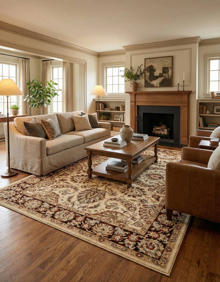 Detail image of 7' x 10' Classic Agra Rug