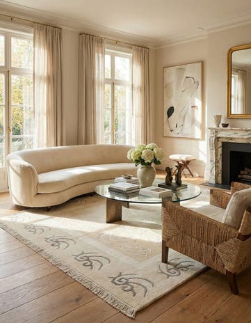 4' 9 x 6' 8 Darya Rug