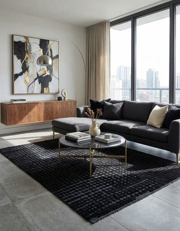 5' 5 x 7' 8 Hand Knotted Darya Wool Rug