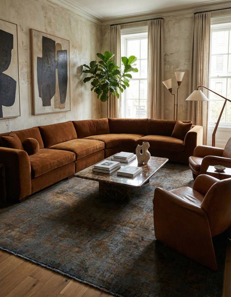 Detail image of 9' 4 x 12' 3  Hand Knotted Ultra Vintage Persian Wool Rug