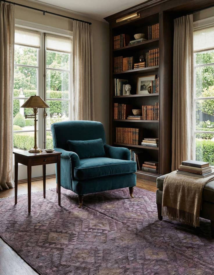 Detail image of 5' 8 x 8' 6  Hand Woven Kilim Fars Wool Rug