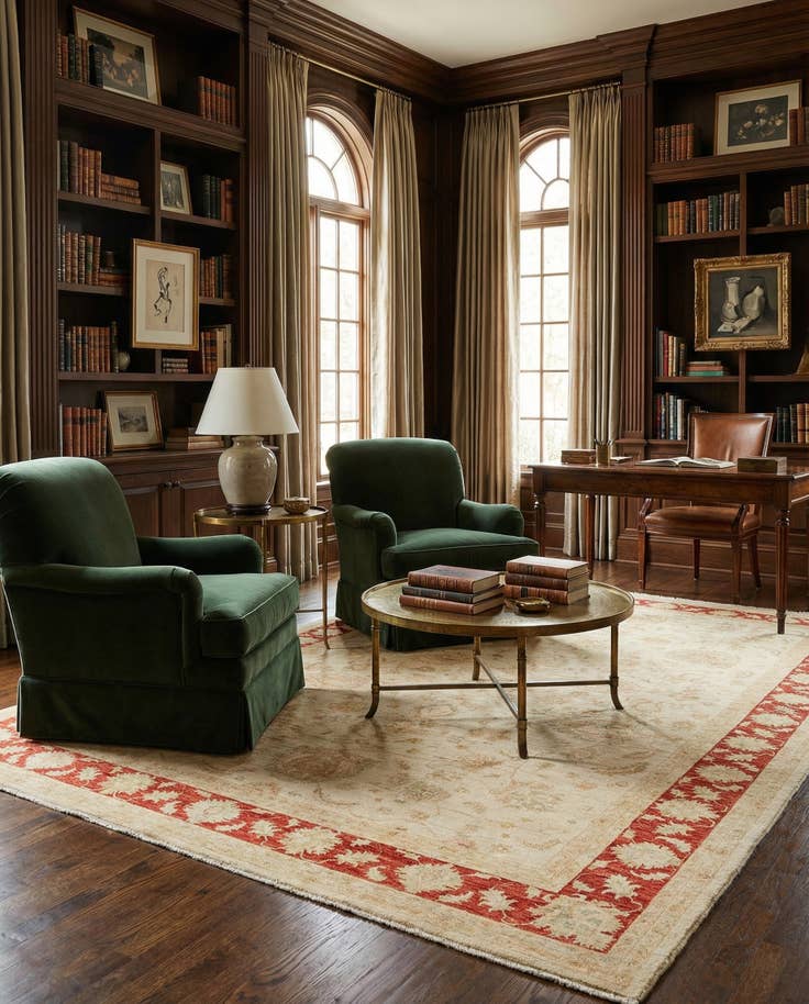 Detail image of 9' 11 x 17' 6 Kaizar Wool Rug