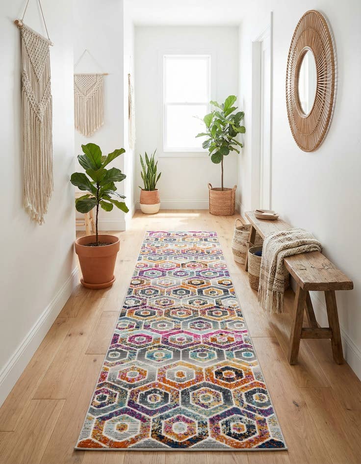 Detail image of 2' 7 x 9' 10 Malibu Runner Rug