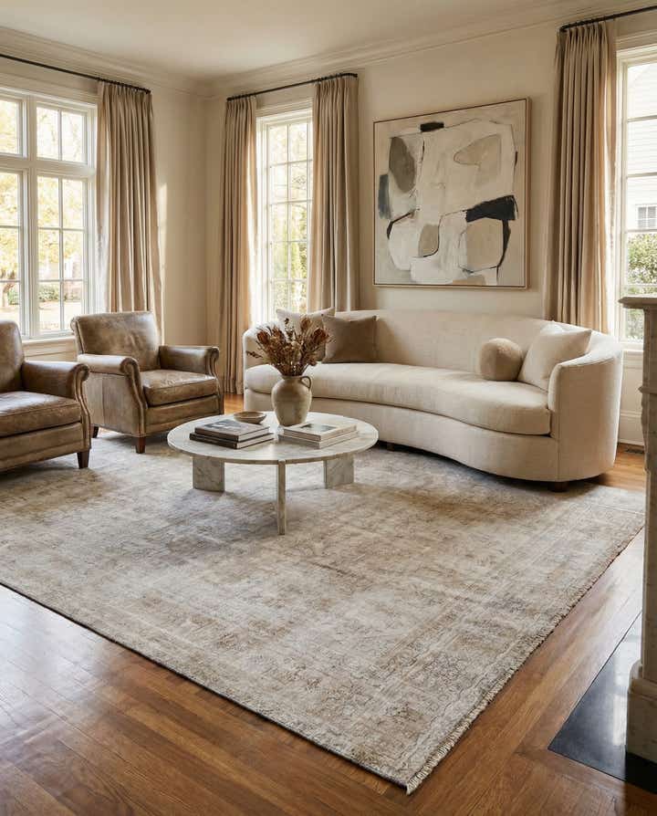 7' 7 x 10' 10 Hand Knotted Ultra Vintage Persian Wool Rug