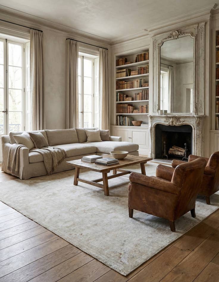 Detail image of  9' x 12' 4  Hand Knotted Ultra Vintage Persian Wool Rug