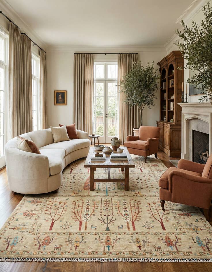 Detail image of 7' 11 x 10' 1 Ariana Wool Rug