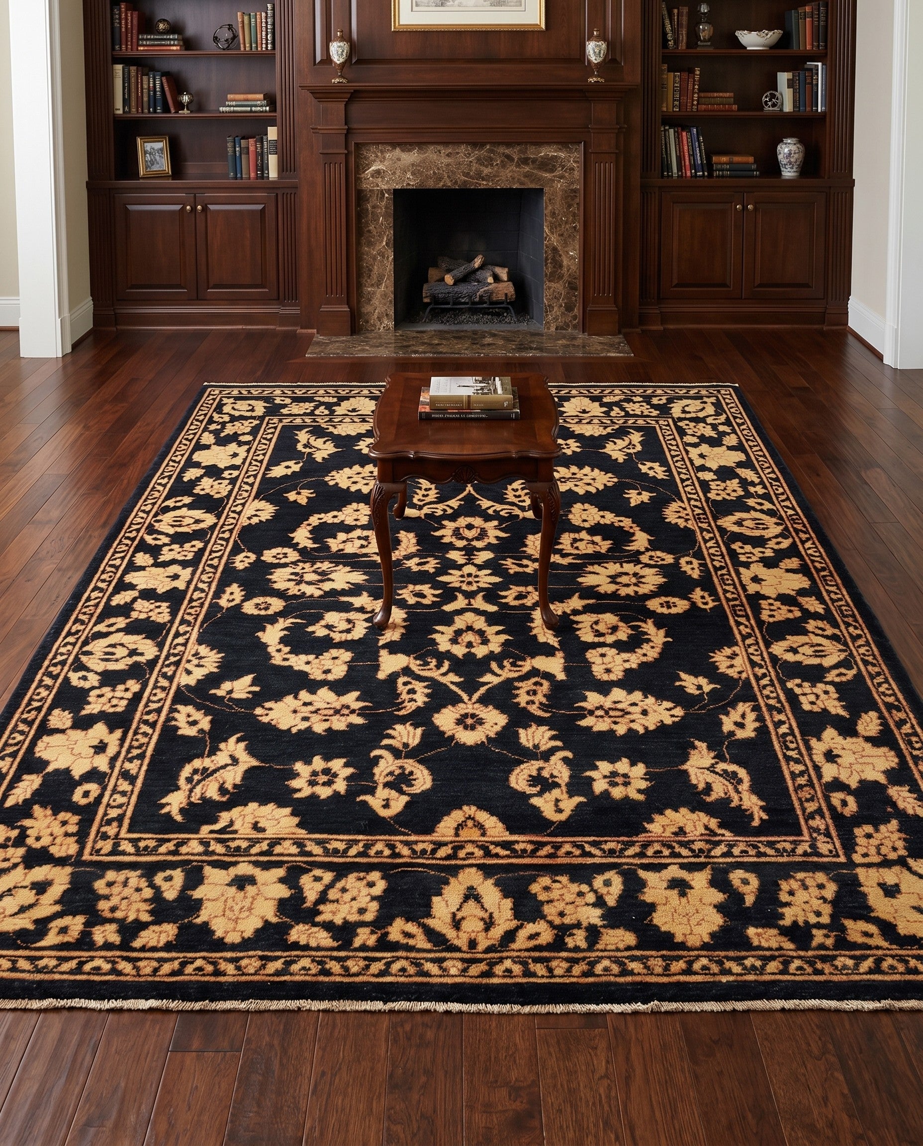 5' x 6' 7 Hand Knotted Ziegler Rug