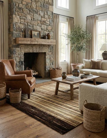 4' 8 x 6' 6 Juma Wool Rug