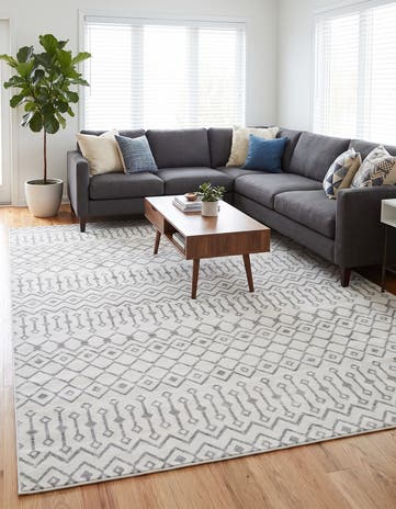 Ivory Kasbah Trellis Rug