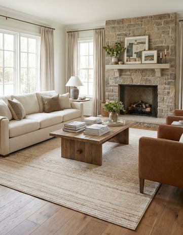 Ivory Gemstone Rug