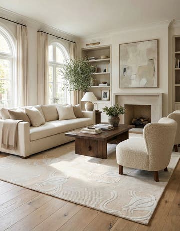 8' 4 x 11' 5 Hand Knotted Darya Wool Rug