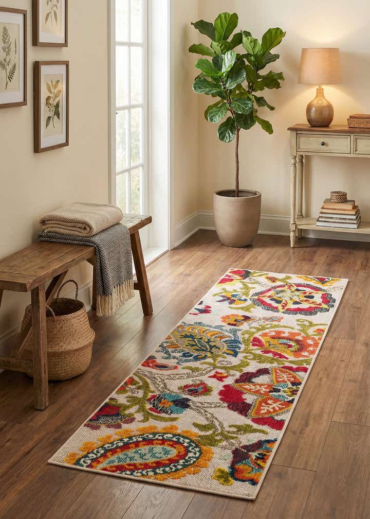 2' x 6' Easy-Clean Casablanca Indoor / Outdoor Runner Rug