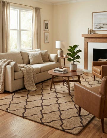 5' x 8' Luna Wool Rug