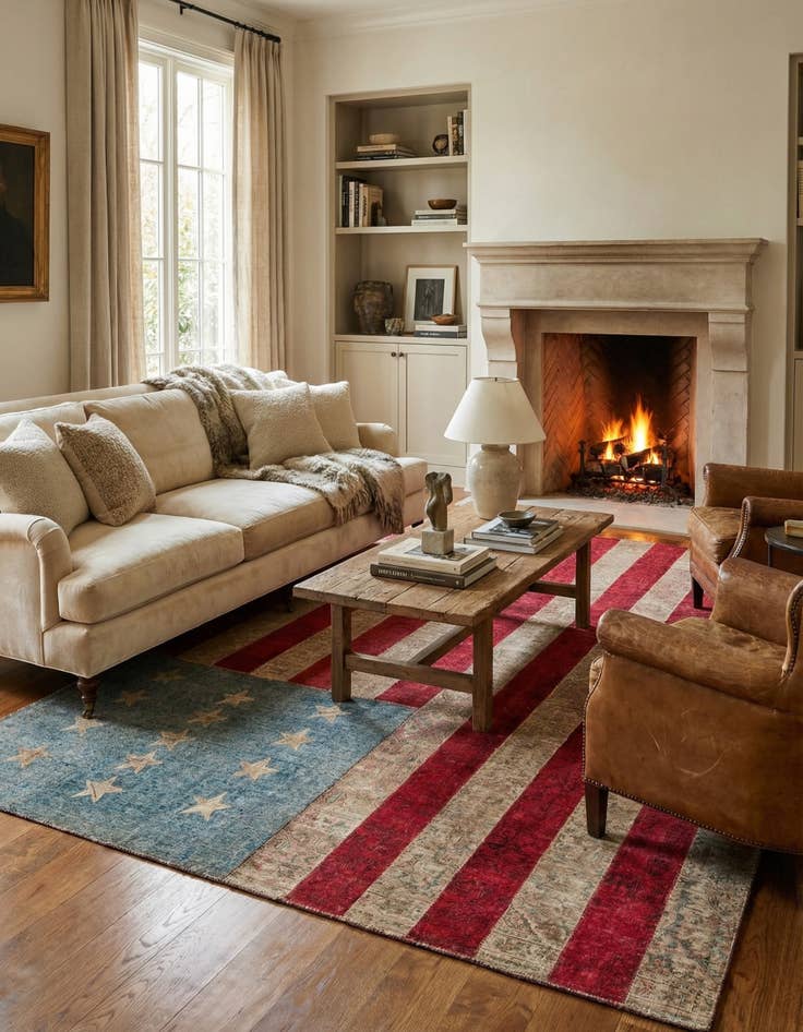 Detail image of  8' x 10'  Hand Knotted Ultra Vintage Persian Wool Rug