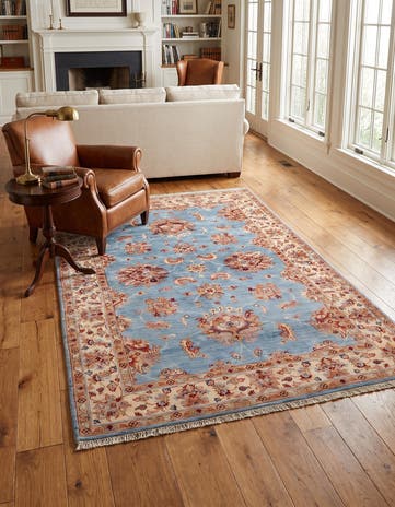 4' x 6' 6 Hand Knotted Ariana Ziegler Rug