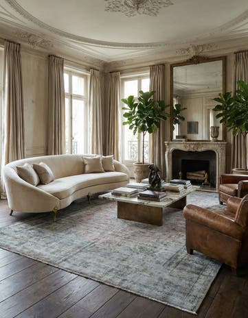 9' 7 x 13' Vintage Royal Wool Rug