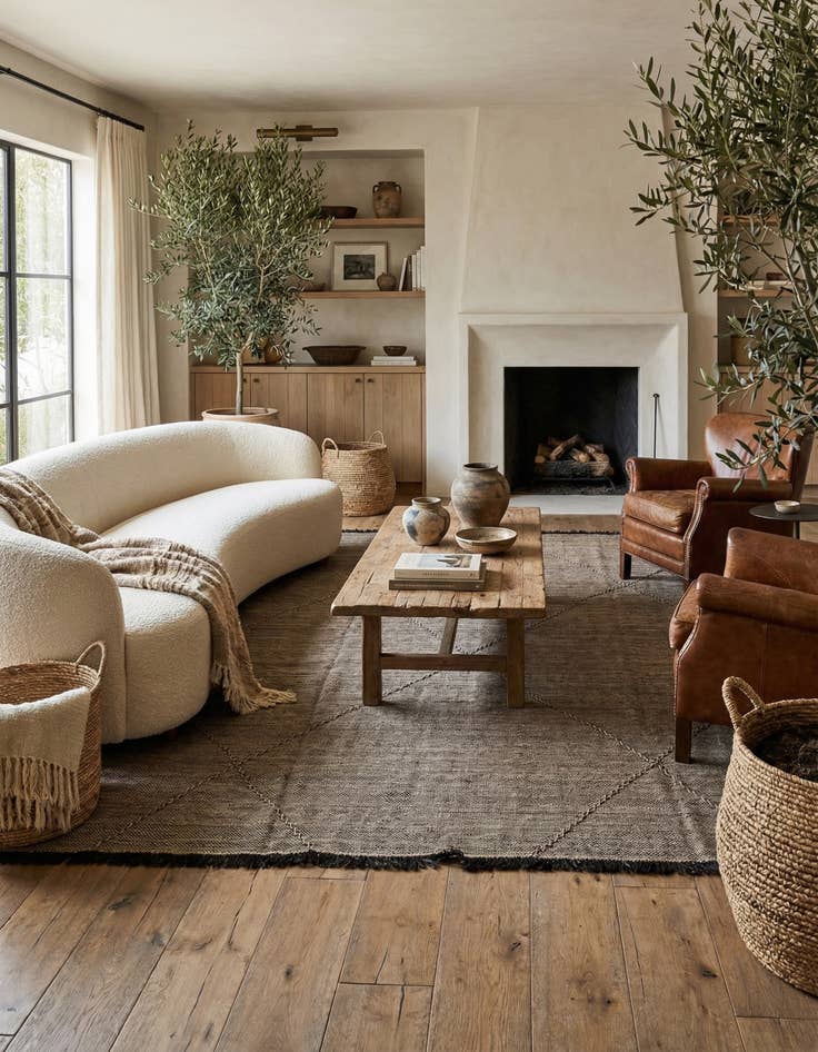 Detail image of 8' 3 x 9' 10  Hand Knotted Moroccan Wool Rug