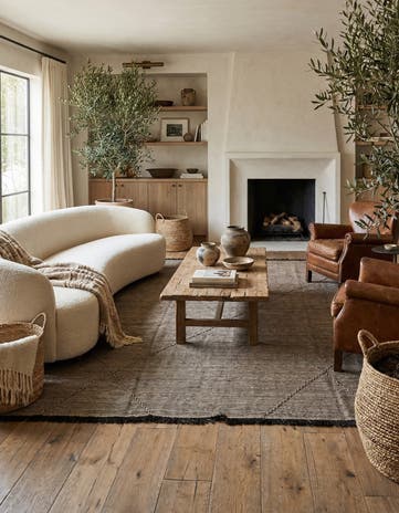8' 3 x 9' 10 Hand Knotted Moroccan Wool Rug