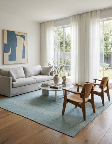5' 9 x 7' 9 Hand Woven Kilim Modern Wool Rug
