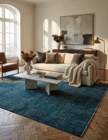 7' 10 x 11' 3 Hand Knotted Ultra Vintage Persian Wool Rug