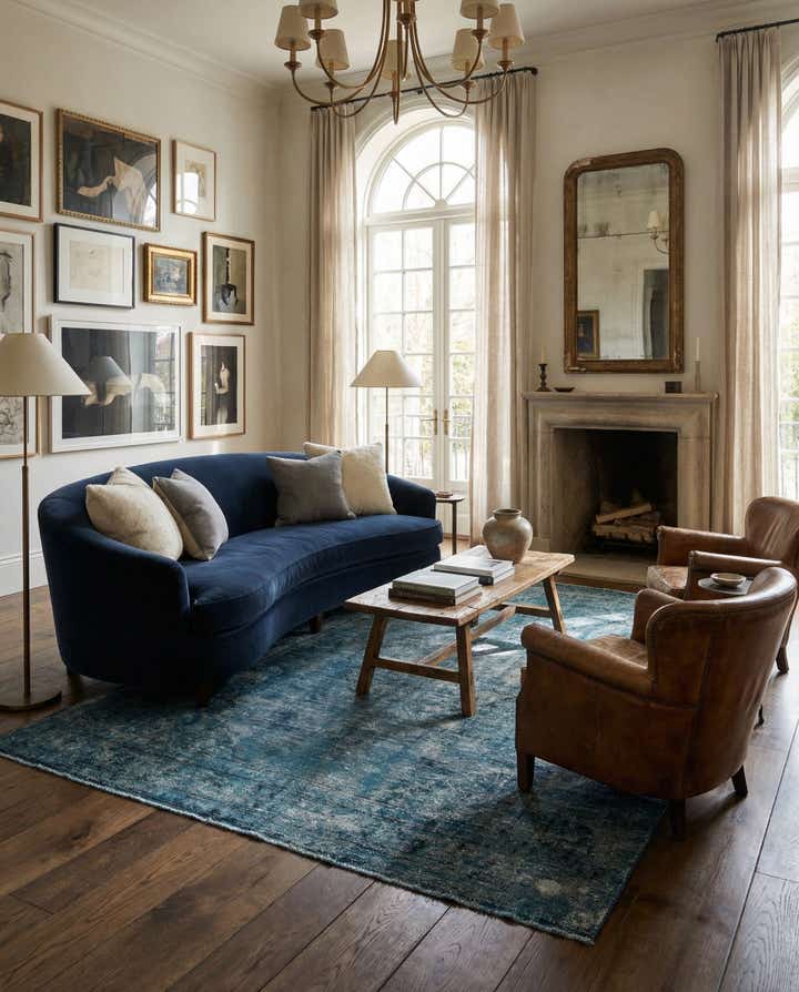 8' 2 x 11' Hand Knotted Ultra Vintage Persian Wool Rug