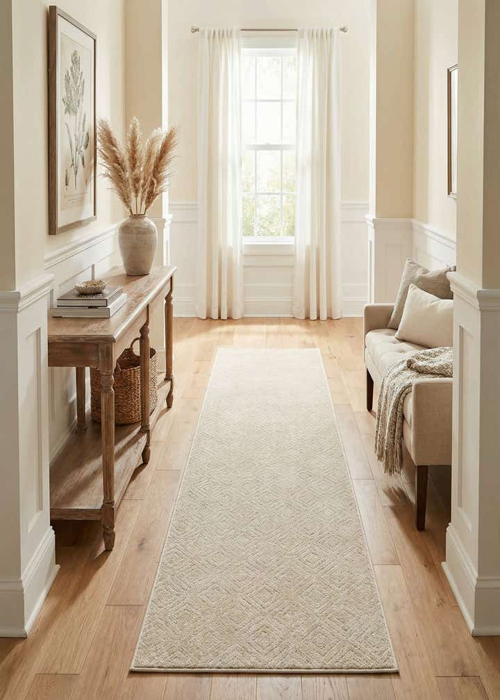 2' 7 x 12' Easy-Clean Sabrina Soto Indoor / Outdoor Runner Rug