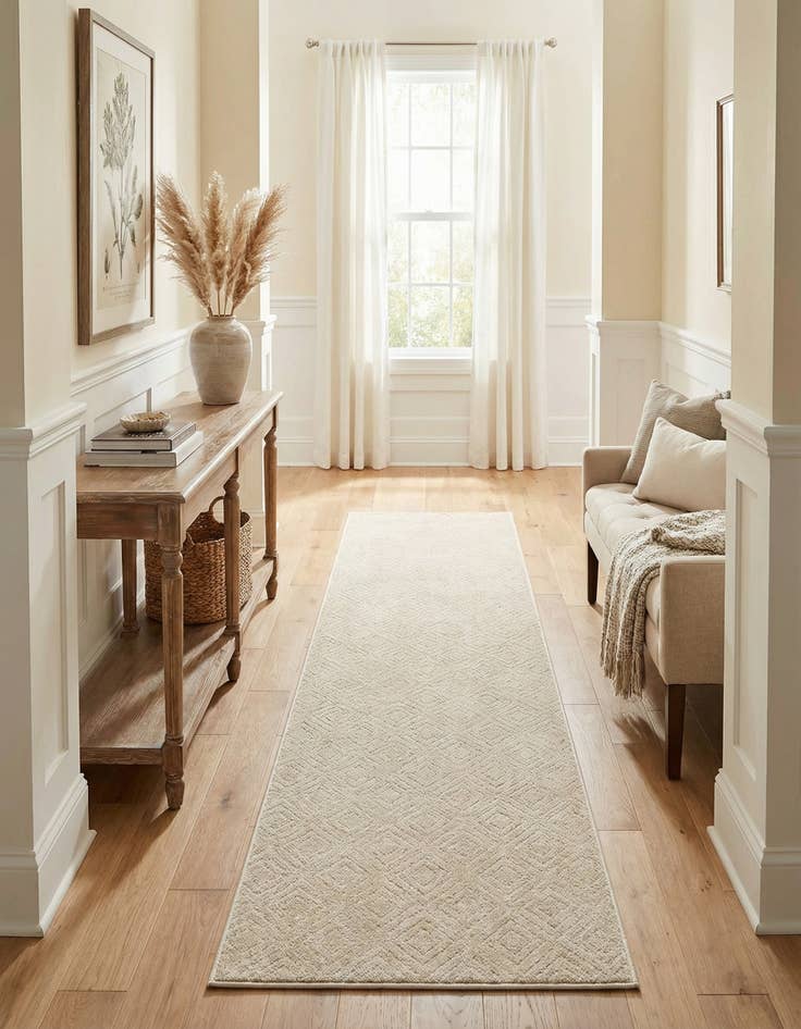 Detail image of 2' 7 x 12' Easy-Clean Sabrina Soto Indoor / Outdoor Runner Rug