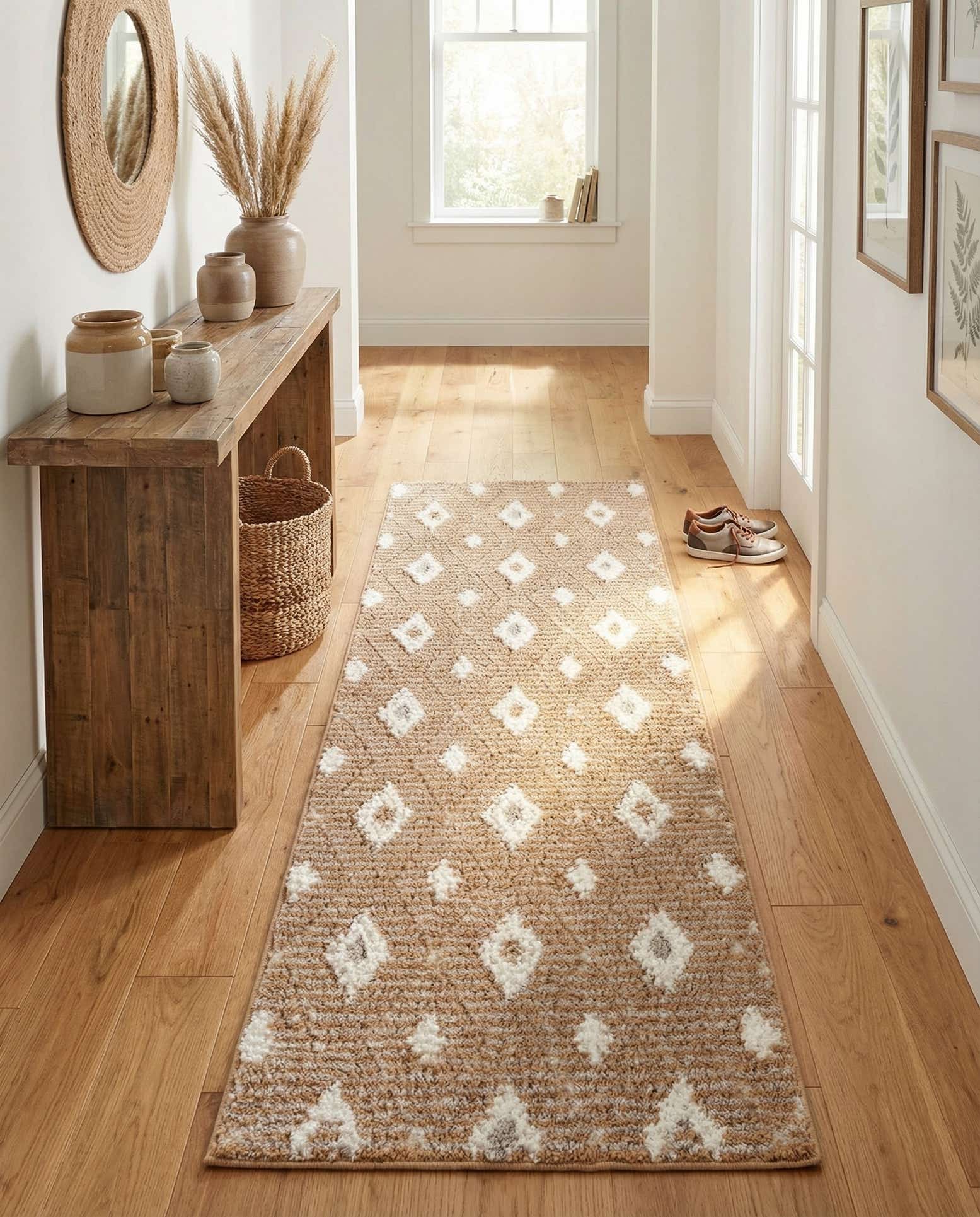 2' x 6' Sepia Runner Rug