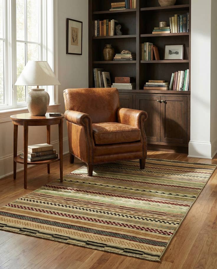 Detail image of 3' 2 x 5' Hand Knotted Darya Rug