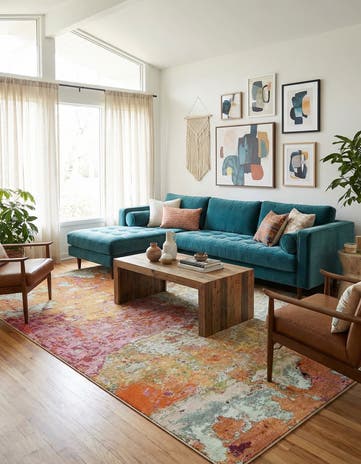 10' 6 x 16' 5 Washable Spectrum Rug
