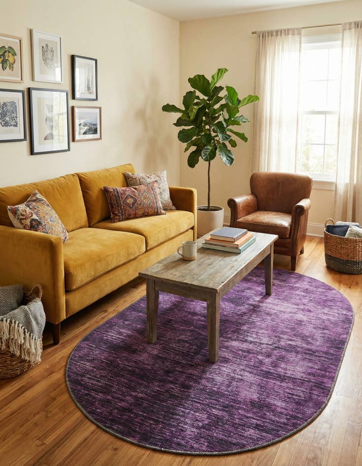 Detail image of  4' x 6' Asha Oval Rug